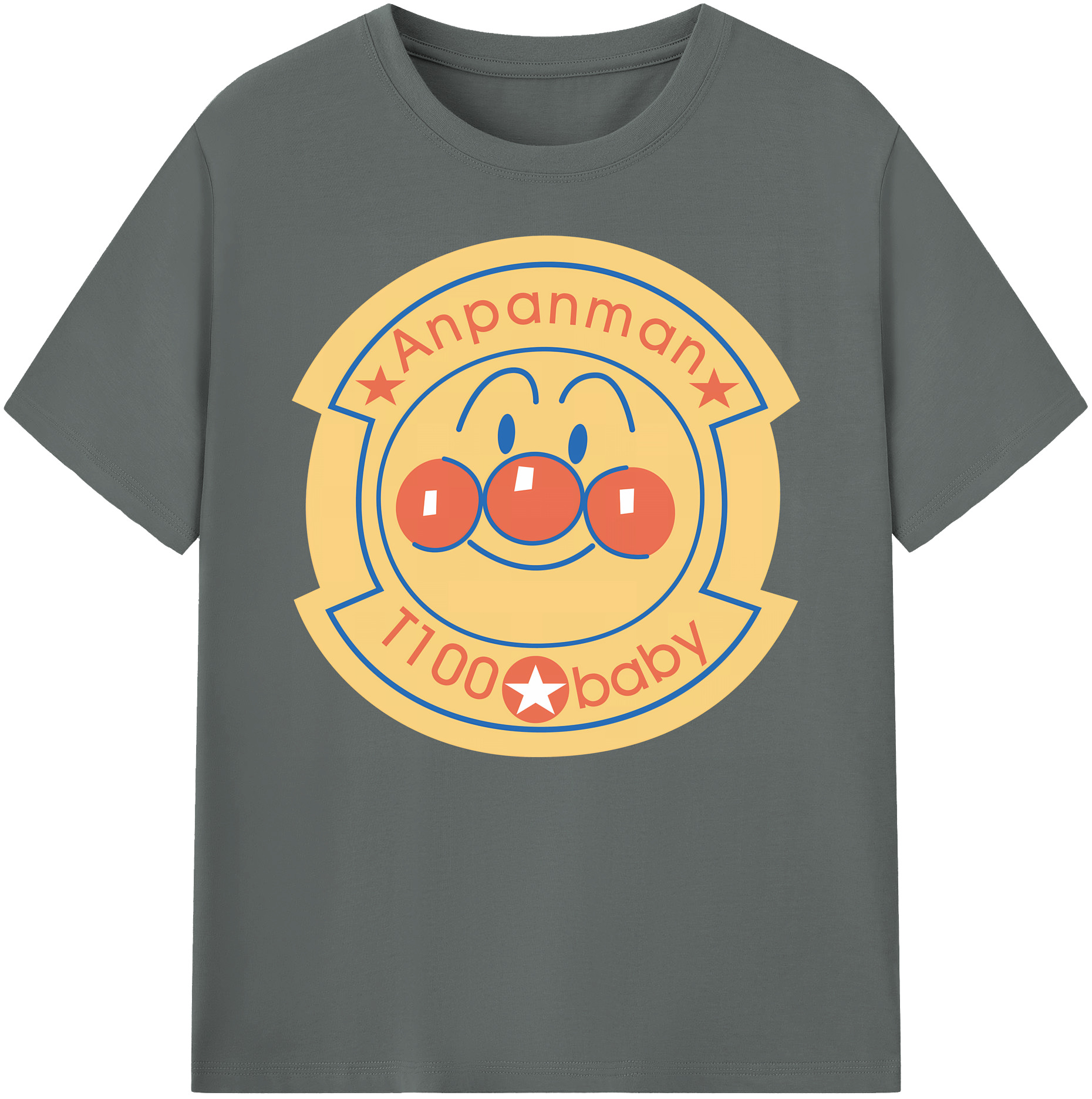 （画像用） アンパンマン Anpanman 綿100％ メンズ半袖Tシャツ｜肌触りやわらか＆通気性